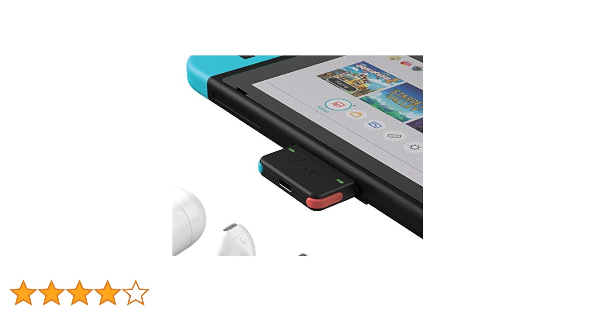 Amazon.co.jp: GENKI USB-C Audio Adapter [Neon] Nintendo